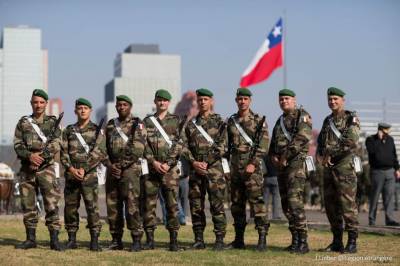 La musique de la Légion étrangère au Chili