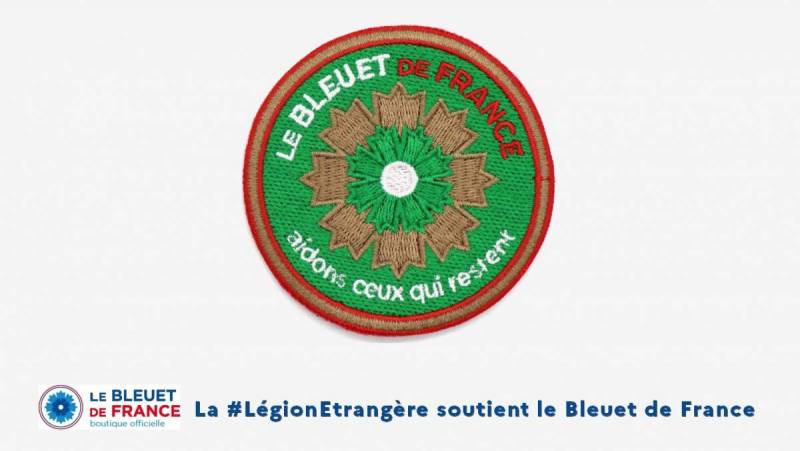 La Légion étrangère soutient le Bleuet de France 